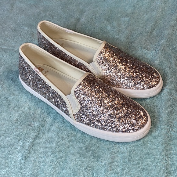Kate Spade Keds Glitter Sneakers 5M - Picture 8 of 8